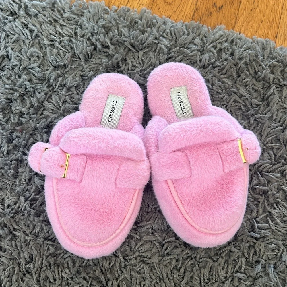 Crewcuts Soft Pink Slippers Toddler Size 10